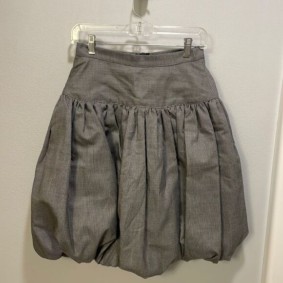 Dresses & Skirts - Diane Harris vintage black/white checkered wool crop jacket and bubble skirt